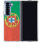 Portugal Flag Distressed Galaxy Z Fold6 Clear Case